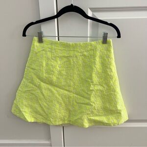 Neon Yellow J. Crew Skirt